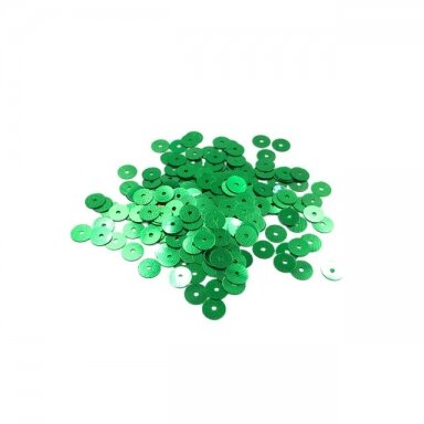 6mm žalios sp. žvyneliai, 5g