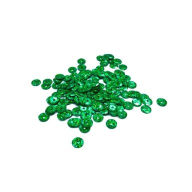 6mm žalios sp. žvyneliai, 5g