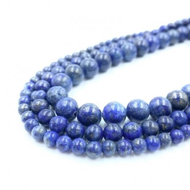 6mm lazuritas, AAA kokybės, 40cm juosta 6mm lazuritas, AAA kokybės, 40cm juosta