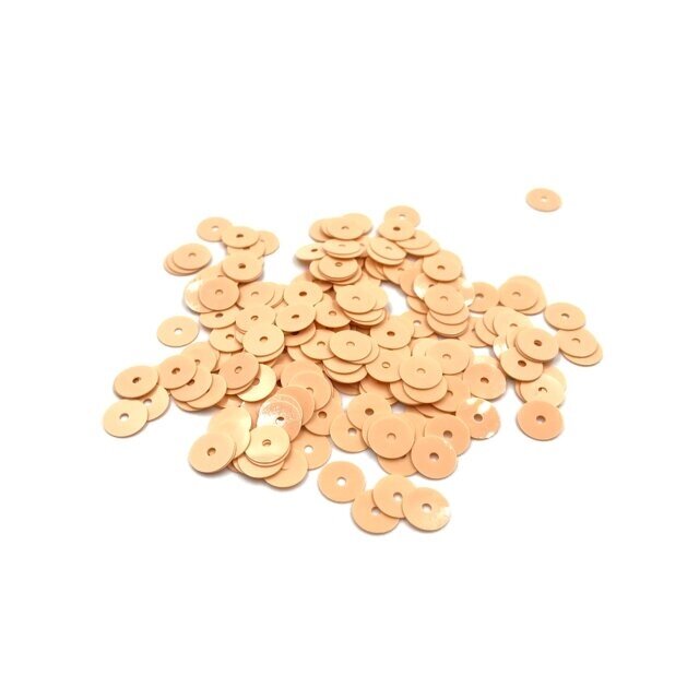 6mm kreminės sp. žvyneliai, 5g
