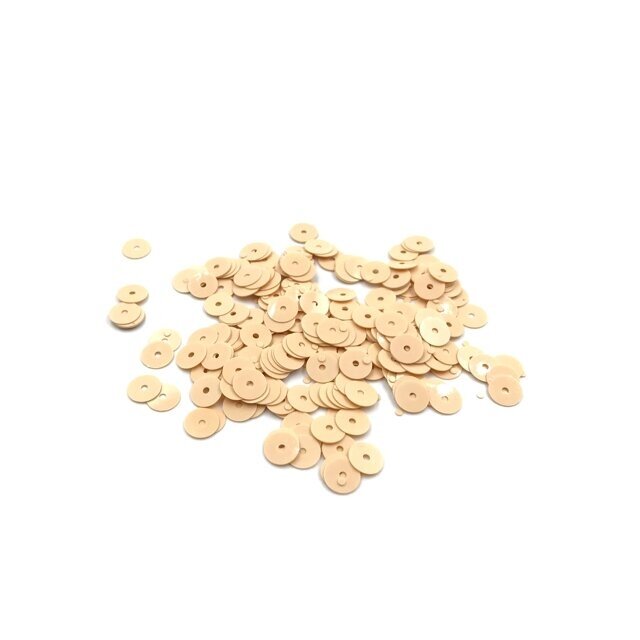 6mm kreminės sp. žvyneliai, 5g