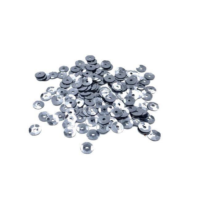 6mm pilkos sp. žvyneliai, 5g