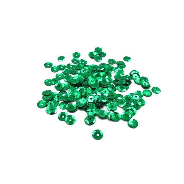 6mm žalios sp. žvyneliai, 5g
