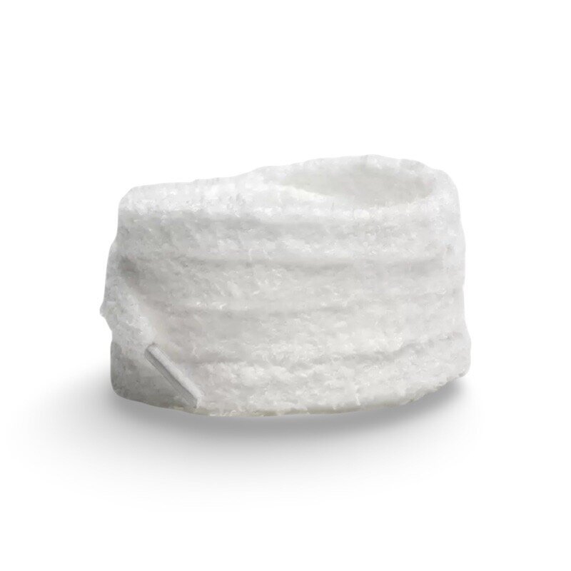 ±14mm baltos sp. pliušiniai batraiščiai, 2vnt.
