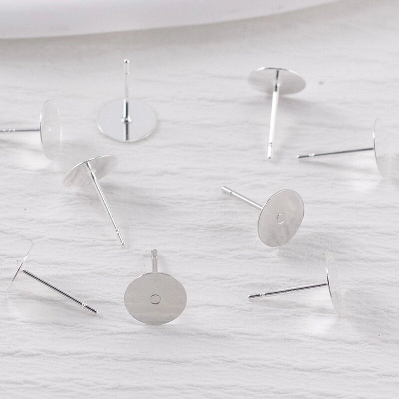 5mm sidabro sp. nerūdijančio plieno auskarų įvėrimai, 4vnt. 5mm sidabro sp. nerūdijančio plieno auskarų įvėrimai, 4vnt.