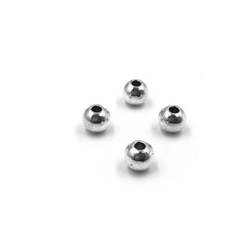 6x7mm sidabro sp. intarpai, 20vnt.