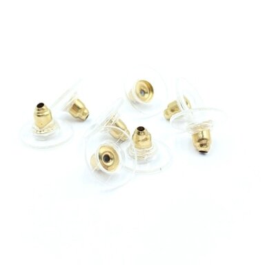 6x10mm rausvo aukso sp. auskaų fiksatoriai, 30vnt. 6x10mm rausvo aukso sp. auskaų fiksatoriai, 30vnt.