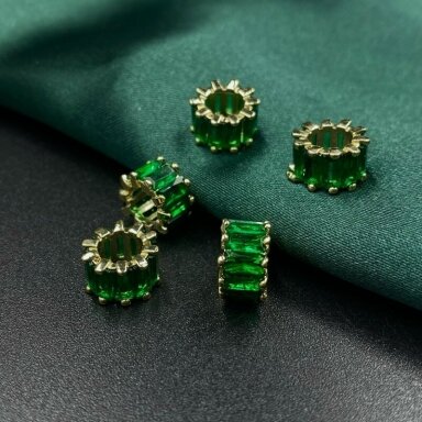 6x10mm aukso sp. nerūdijančio intarpas, 1vnt. 6x10mm aukso sp. nerūdijančio intarpas, 1vnt.