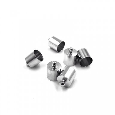 6x10mm nikelio sp. kepurėlės, 18vnt.