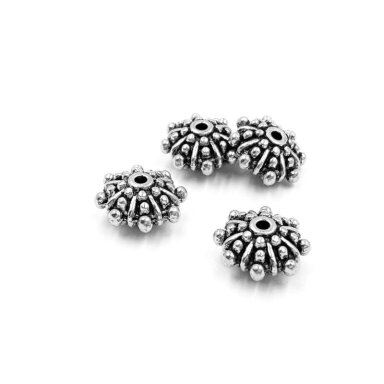6x11mm sidabro sp. intarpai, 12vnt.