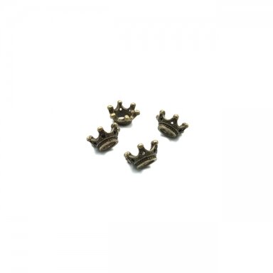 6x12mm žalvario sp. intarpai, 14vnt.