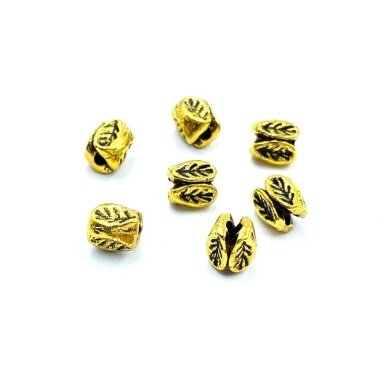 6x4mm aukso sp. intarpai, 42vnt.