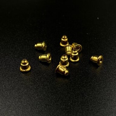 6x5mm aukso sp. auskarų įvėrimo fiksatorius, 50vnt. 6x5mm aukso sp. auskarų įvėrimo fiksatorius, 50vnt.