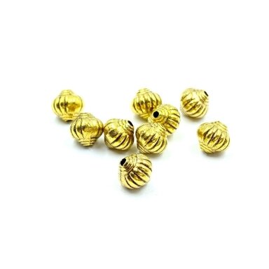 6x6mm aukso sp. intarpai, 31vnt.