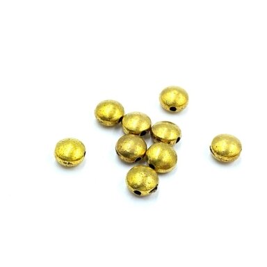 6x6mm aukso sp. intarpai, 48vnt.