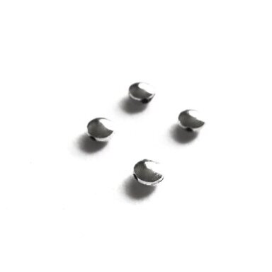 6x6mm sidabro sp, intarpai, 48vnt.