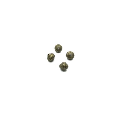 6x6mm žalvario sp. intarpai, 31vnt.