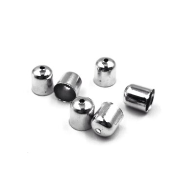 6x7mm nikelio sp. kepurėlės, 20vnt.