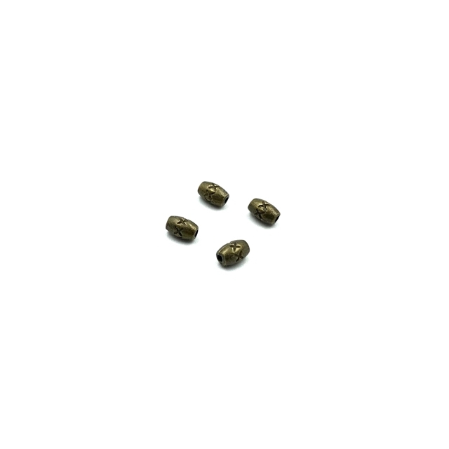 6x3mm žalvario sp. intarpai, 57vnt.