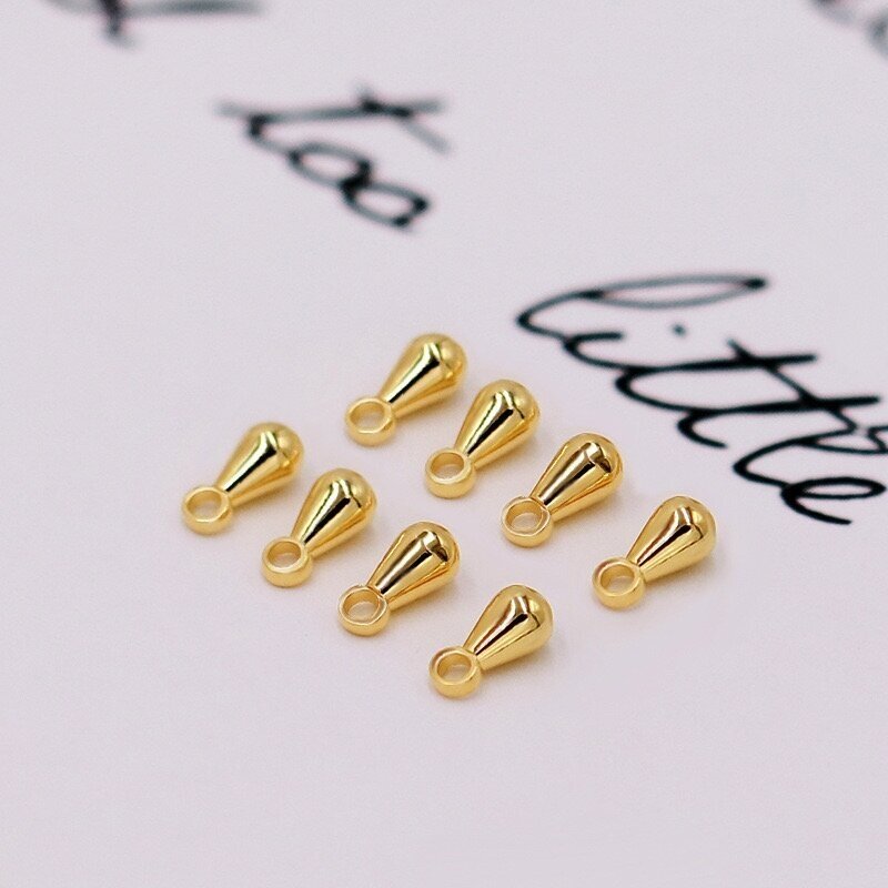 6x3mm 18k aukso sp. nerūdijančio plieno svareliai, 6vnt.