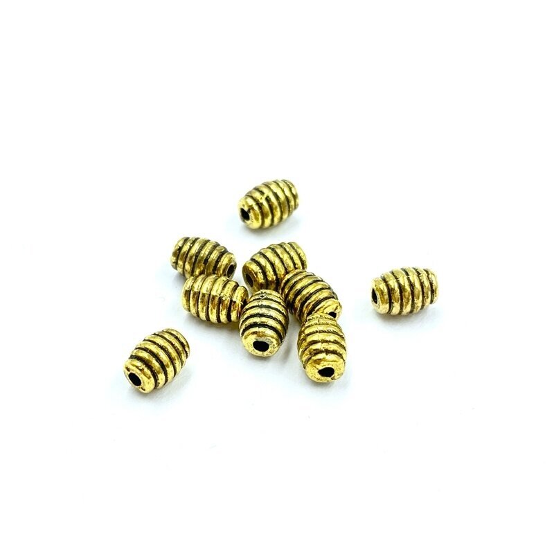 6x4mm aukso sp. intarpai, 54vnt.