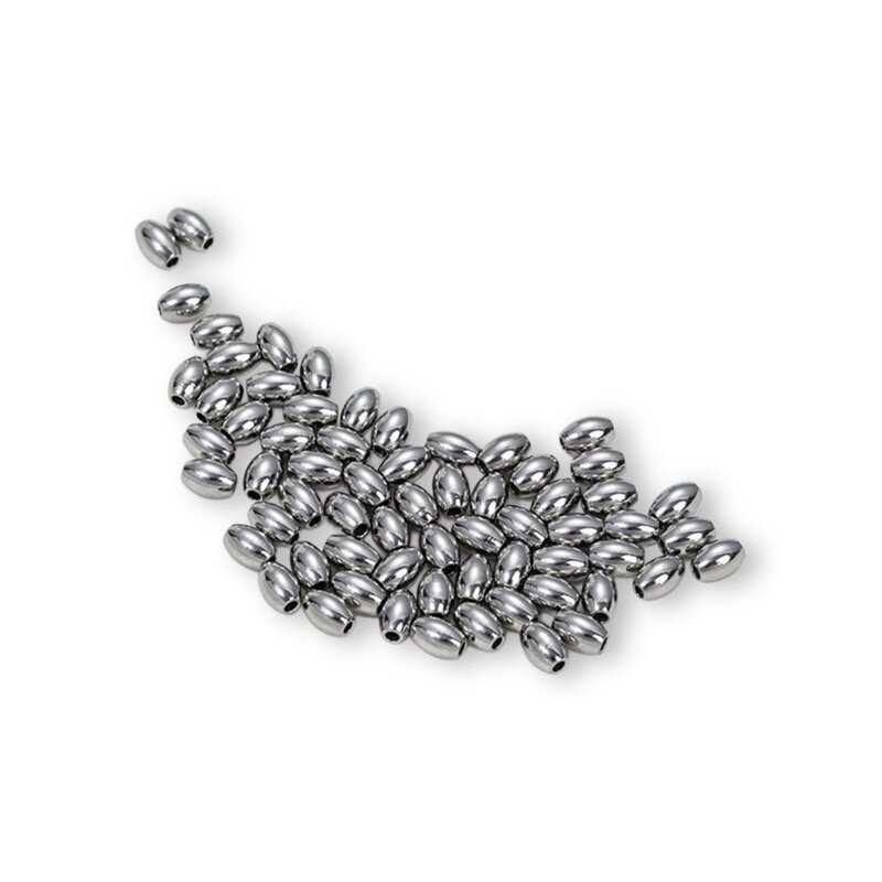 6x4mm platinos sp. nerūdijančio plieno intarpai, 4vnt. 6x4mm platinos sp. nerūdijančio plieno intarpai, 4vnt.