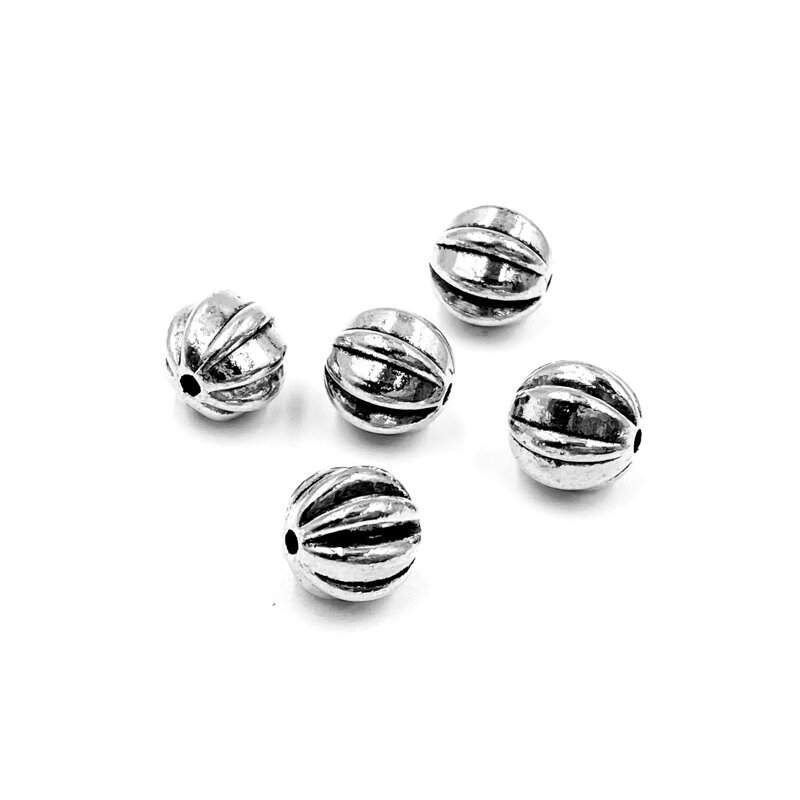 6x6mm sidabro sp. intarpai, 28vnt.