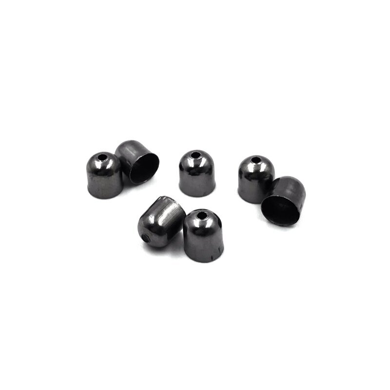 6x7mm juodintos sp. kepurėlės, 20vnt.
