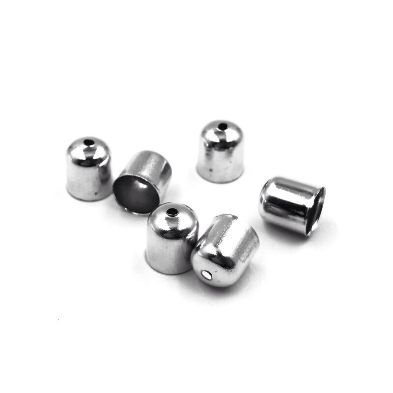 6x7mm nikelio sp. kepurėlės, 20vnt.