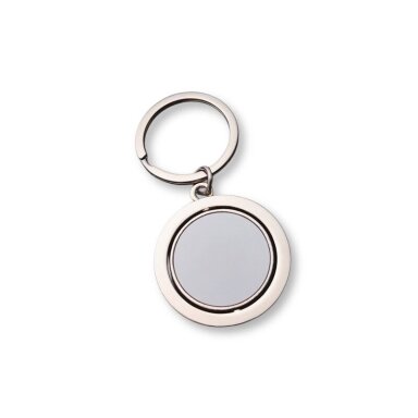76x38mm nikelio sp. nerūdijančio plieno raktų pakabukas, 1vnt. 76x38mm nikelio sp. nerūdijančio plieno raktų pakabukas, 1vnt.