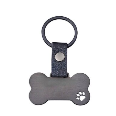 78x50mm juodos sp. nerūdijančio plieno raktų pakabukas, 1vnt. 78x50mm juodos sp. nerūdijančio plieno raktų pakabukas, 1vnt.
