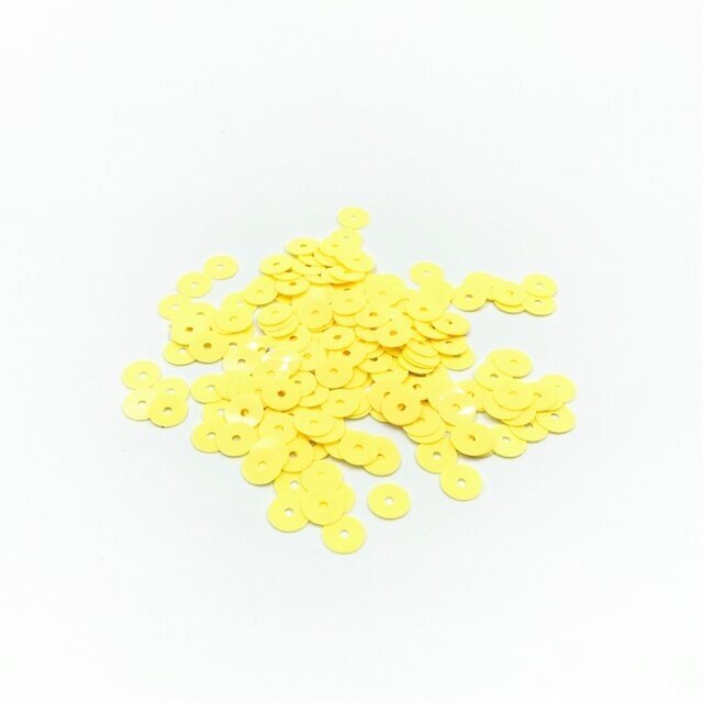 7mm geltonos sp. žvyneliai, 5g