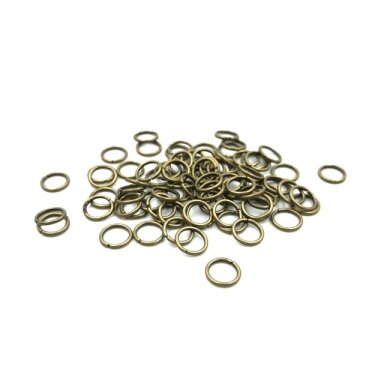 7x0,7mm žalvario sp. žiedeliai, 10g