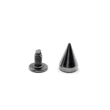7x10mm juodintos sp. įsukamos metalinės kniedės, 8vnt.