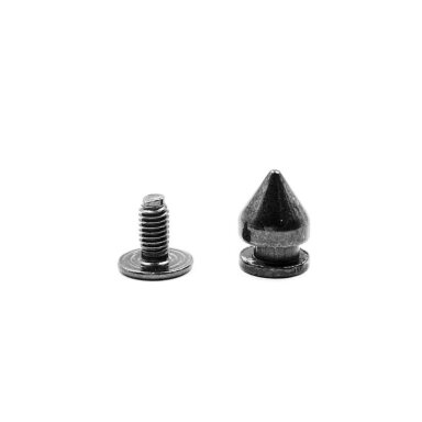7x10mm juodintos sp. įsukamos metalinės kniedės, 8vnt.