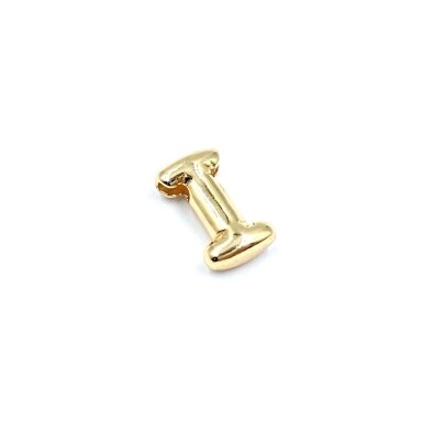7x11mm rausvo aukso sp. nerūdijančio plieno pakabukas I raidė, 1vnt. 7x11mm rausvo aukso sp. nerūdijančio plieno pakabukas I raidė, 1vnt.