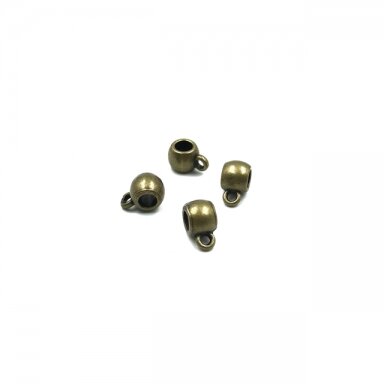 5x10mm žalvario sp. pakabukų laikikliai, 22vnt.