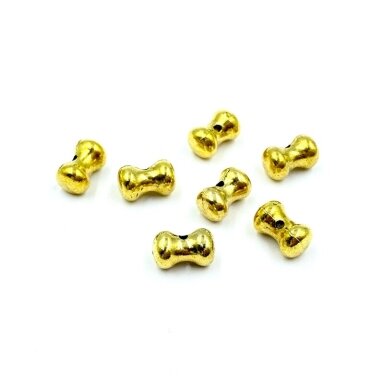 7x12mm aukso sp. intarpai, 9vnt.