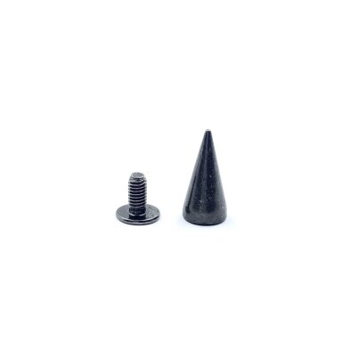 7x14,5mm juodintos sp. įsukamos metalinės kniedės, 8vnt.