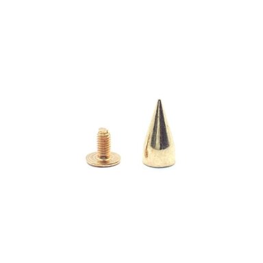 7x14mm rausvo aukso sp. įsukamos metalinės kniedės, 8vnt.