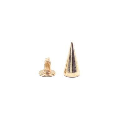 7x14,5mm rausvo aukso sp. įsukamos metalinės kniedės, 8vnt.
