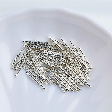 7x1,5mm platinos sp. nerūdijančio plieno intarpas, 4vnt. 7x1,5mm platinos sp. nerūdijančio plieno intarpas, 4vnt.