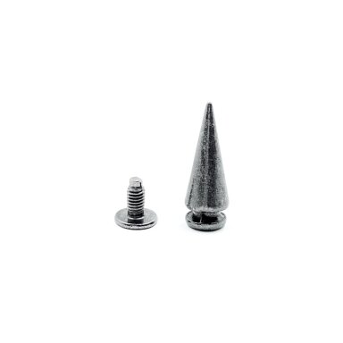 7x20mm juodintos sp. įsukamos metalinės kniedės, 4vnt.