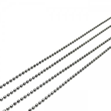 1,5x1,5mm juodintos sp. grandinėlė, 1m