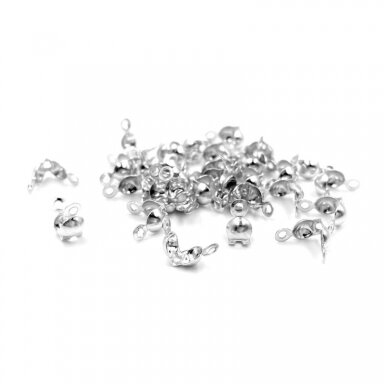 7x4mm nikelio sp. paslėpėjas su kilpute, ±100vnt