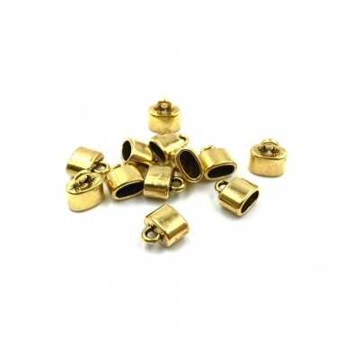 7x5mm aukso sp. kepurėlės, 32vnt.