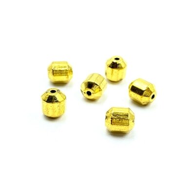 7x6mm aukso sp. intarpai, 18vnt.