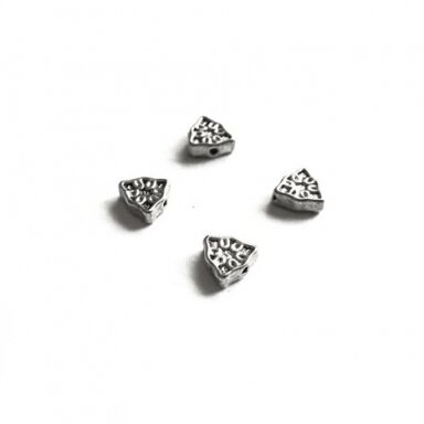 7x7mm sidabro sp. intarpai, 30vnt.