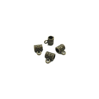 9x12mm žalvario sp. pakabukų laikikliai, 17vnt.
