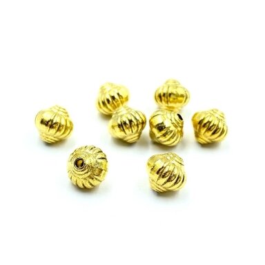 7x8mm aukso sp. intarpai, 14vnt.